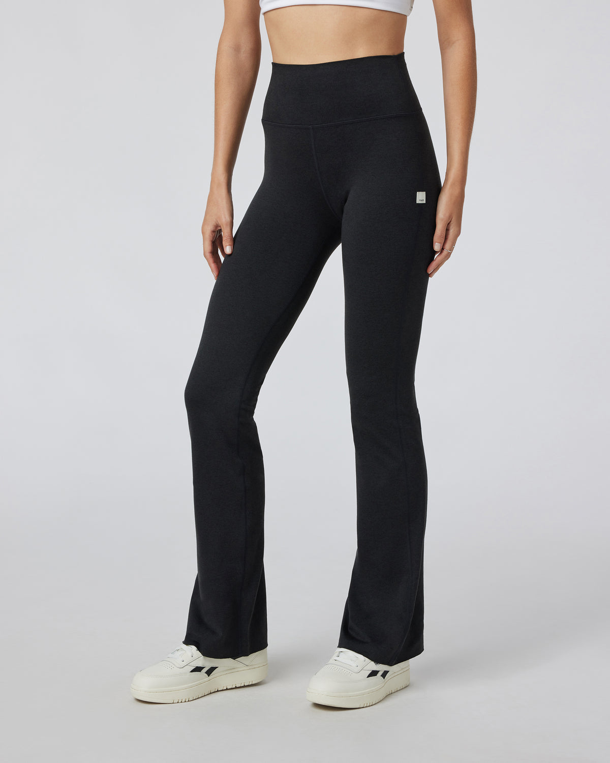 Halo Slim Flare Women's Black Flare Leggings | Vuori discount - US 1918
