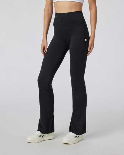 Halo Slim Flare Women's Black Flare Leggings | Vuori discount - US 1918