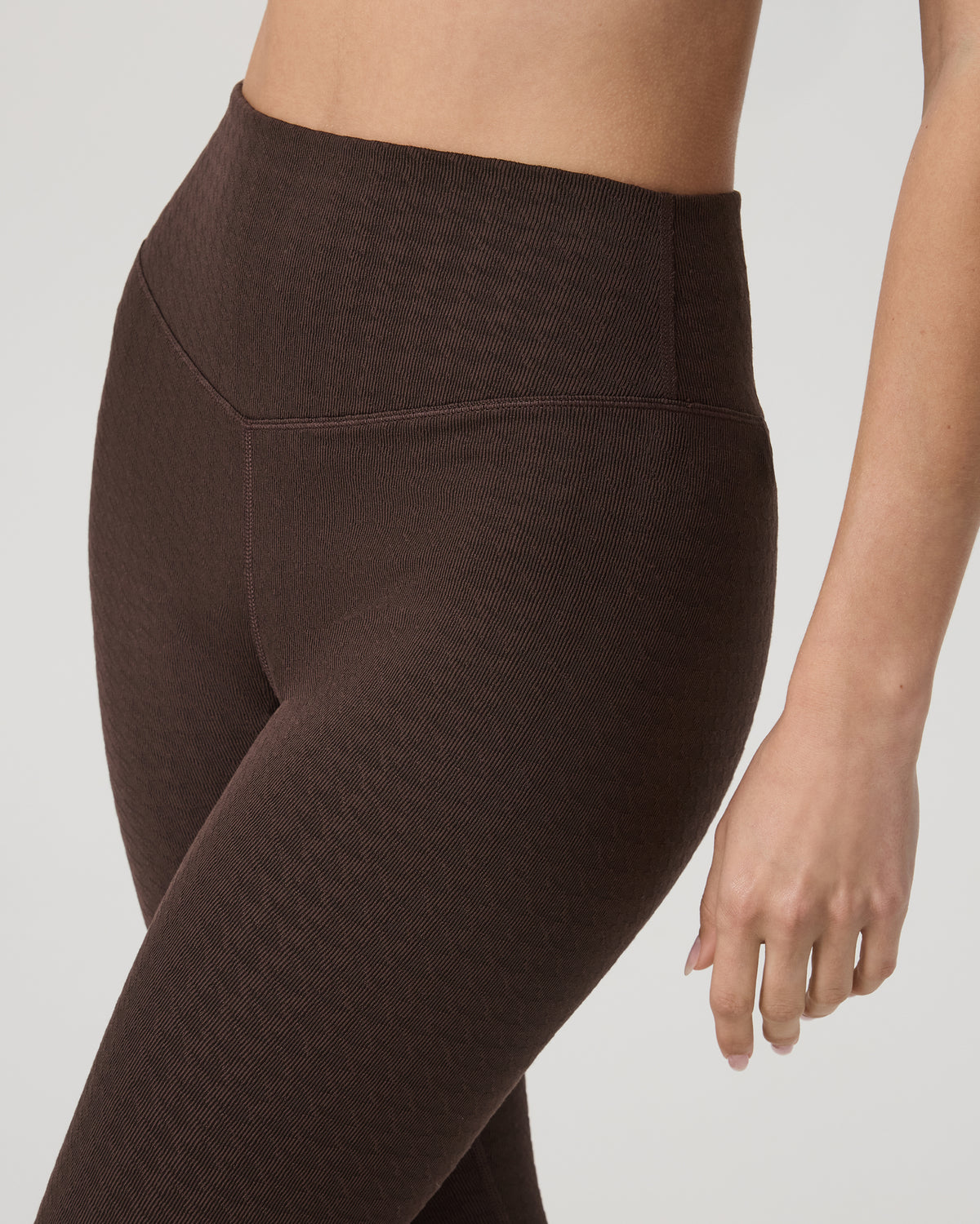 Women's Textured Chilled Out Legging Java Houndstooth | Vuori outlet - US 2501