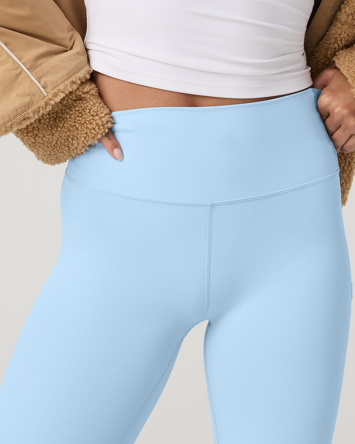 Vuori AllTheFeels™ Slim Flare Crystal Blue Leggings | Vuori for sale - US 1661