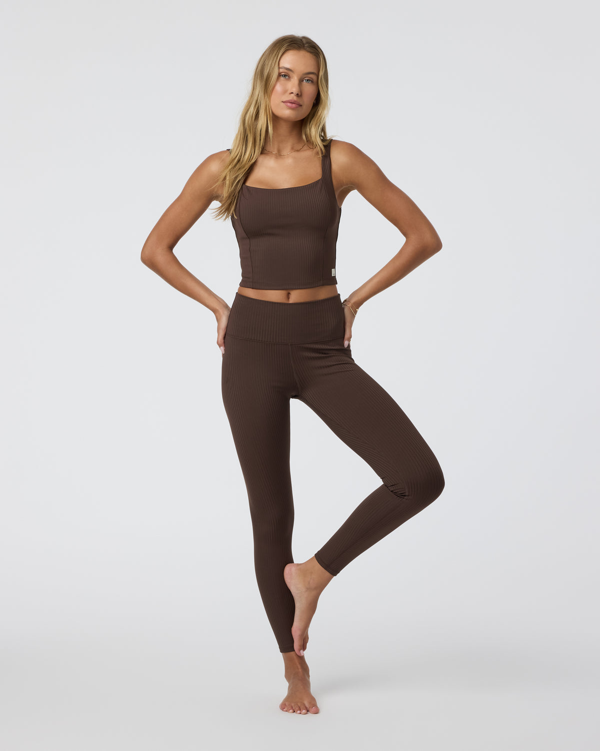 Inversion Rib Legging Java | Vuori shop - US 4279