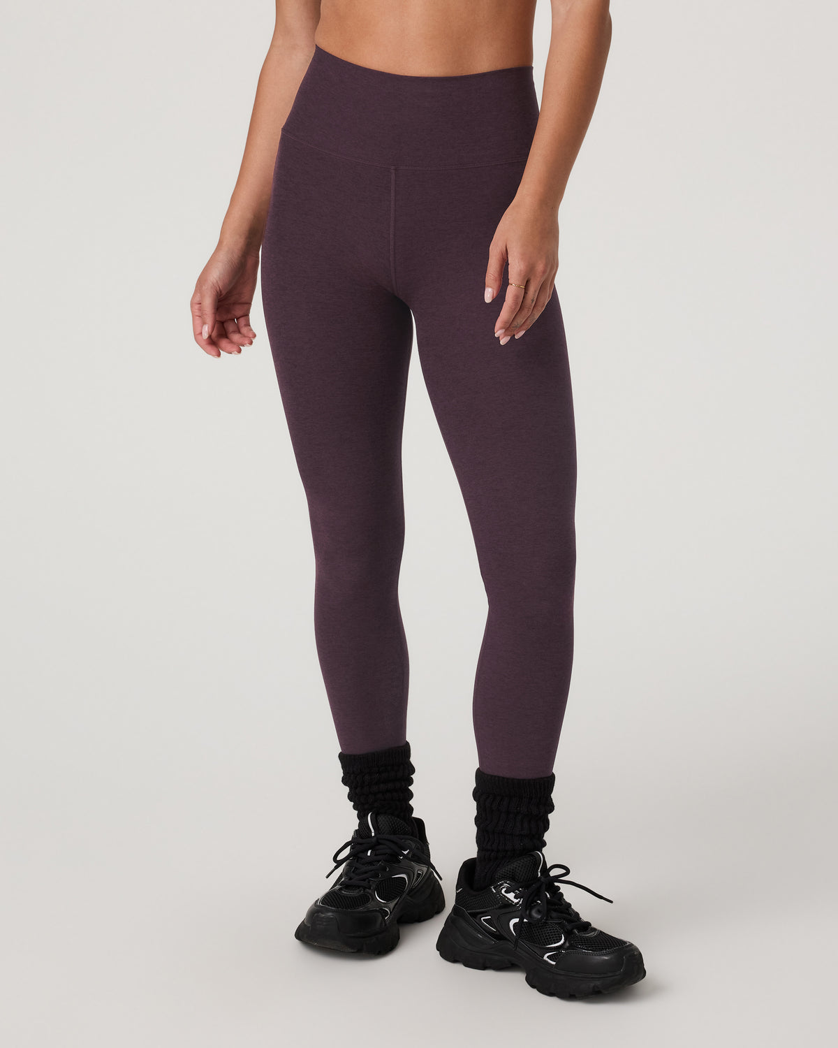 Clean Elevation Legging - Long Raisin Heather Leggings | Vuori online - US 6036