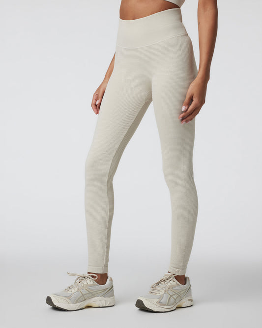 Waffle Seamless Legging Ecru High Rise Leggings | Vuori discount - US 6587