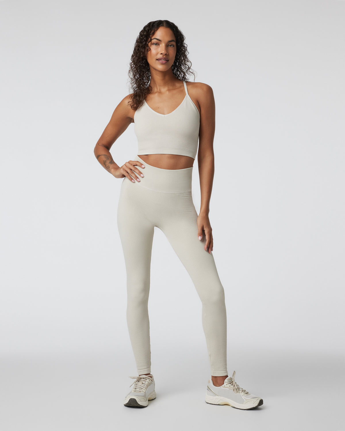 Waffle Seamless Legging Ecru High Rise Leggings | Vuori discount - US 6587