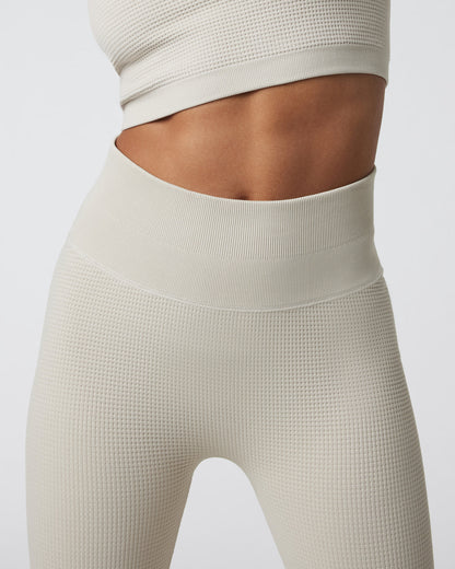 Waffle Seamless Legging Ecru High Rise Leggings | Vuori discount - US 6587