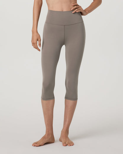 Vuori AllTheFeels™ Crop Legging Smokey Taupe Leggings | Vuori for sale - US 8945