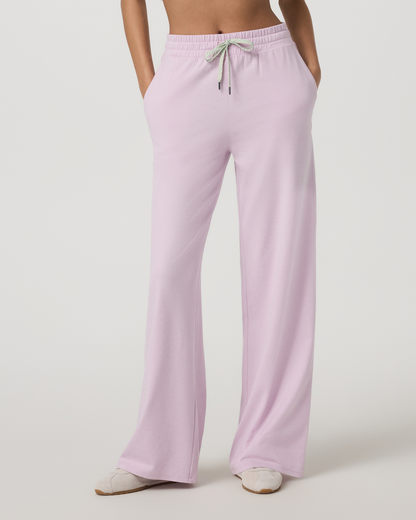 Halo Essential Wideleg Women's Lilac Breeze Heather Pants | Vuori for sale - US 2089