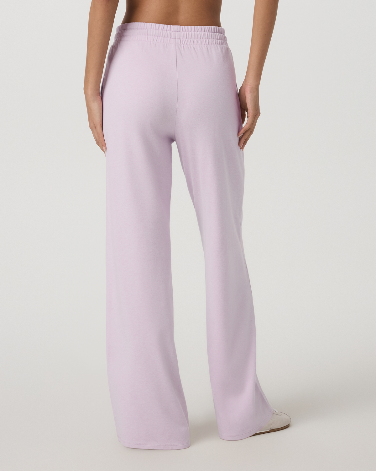 Halo Essential Wideleg Women's Lilac Breeze Heather Pants | Vuori for sale - US 2089