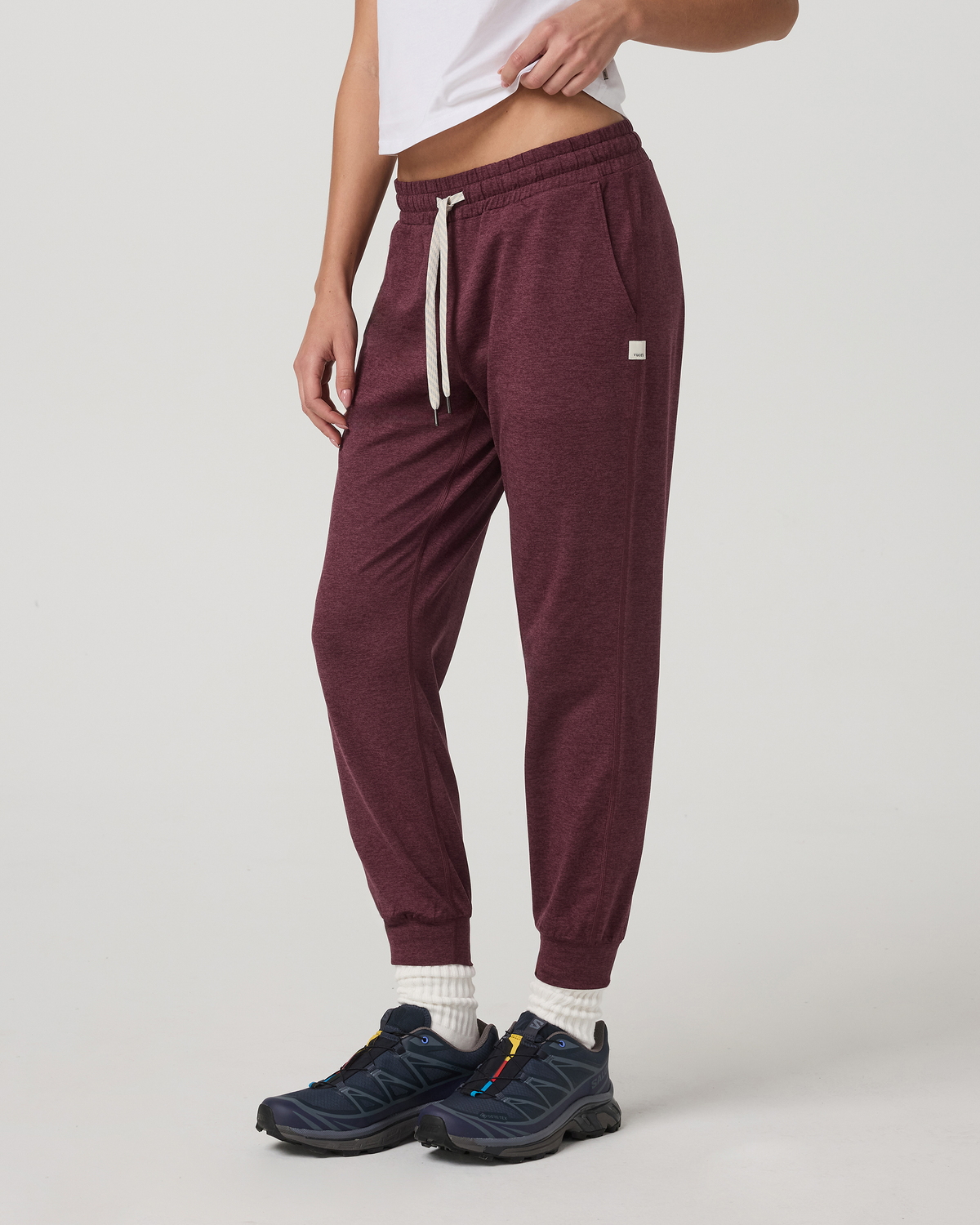 Performance Jogger - Long Women's Fig Heather Joggers | Vuori shop - US 4300