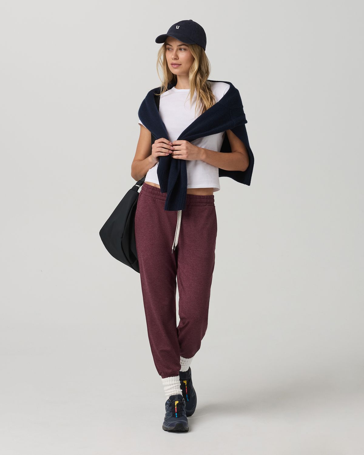 Performance Jogger - Long Women's Fig Heather Joggers | Vuori shop - US 4300