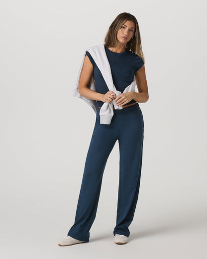 Halo Modern Straight Leg Pant - Short Blue Coast Heather | Vuori discount - US 9228