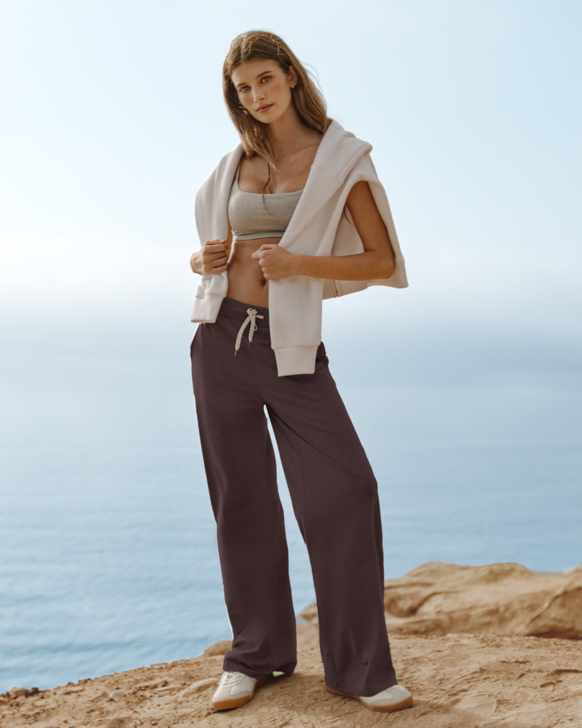 Halo Essential Wideleg Pant Java Heather | Vuori for sale - US 8351