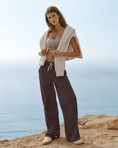 Halo Essential Wideleg Pant Java Heather | Vuori for sale - US 8351