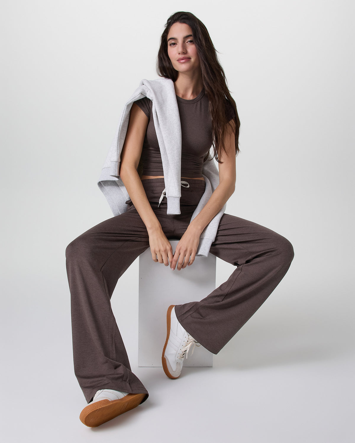 Halo Essential Wideleg Pant Java Heather | Vuori for sale - US 8351