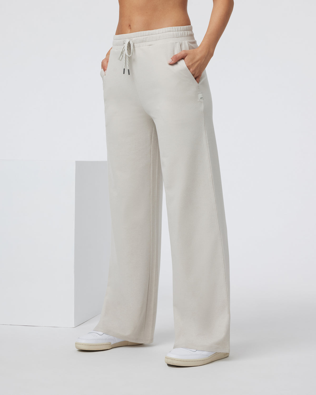 Halo Essential Wideleg Ecru Heather | Vuori online - US 7623