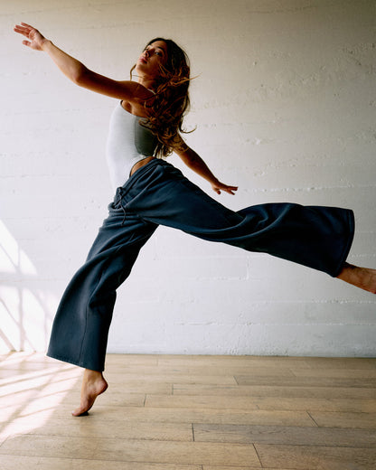 Restore Ultra Wideleg Sweatpant Women's Ocean Blue Pants | Vuori sale - US 9979