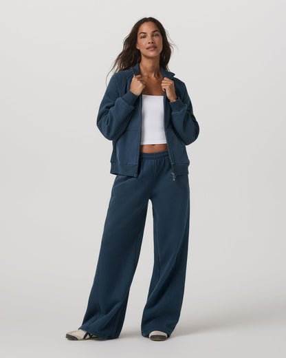 Restore Ultra Wideleg Sweatpant Women's Ocean Blue Pants | Vuori sale - US 9979