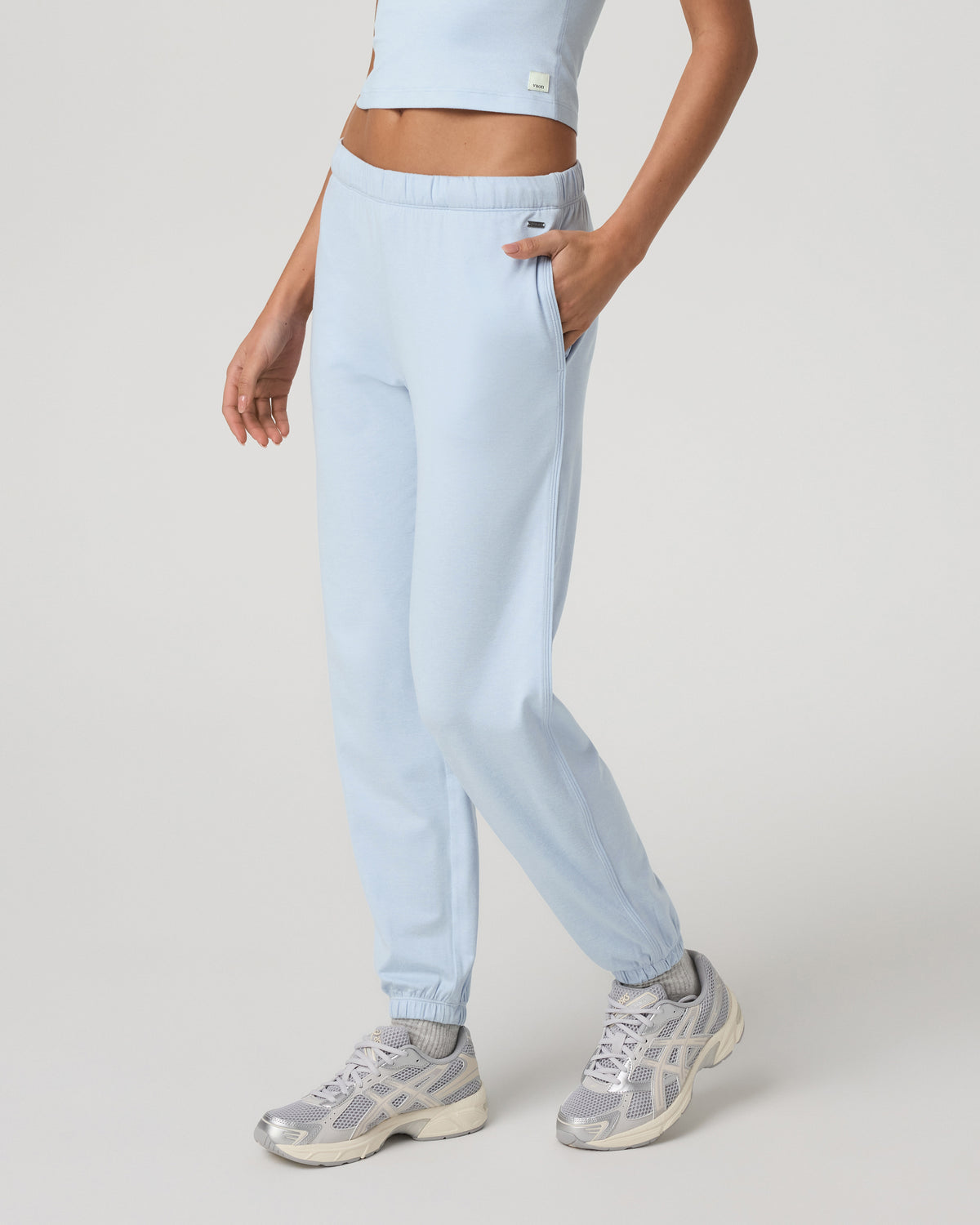 Women's Halo Modern Sweatpant Soft Sky Heather | Vuori onsale - US 3004
