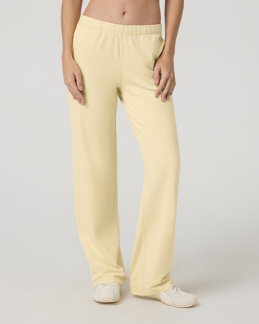 Women's Halo Modern Straight Leg Pant Lemon Snap Heather | Vuori for sale - US 5823