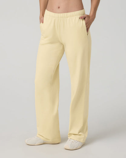 Women's Halo Modern Straight Leg Pant Lemon Snap Heather | Vuori for sale - US 5823
