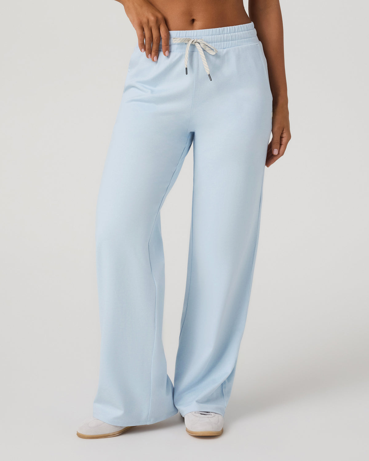 Halo Essential Wideleg - Short Soft Sky Heather Pants | Vuori discount - US 5151