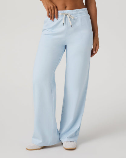 Halo Essential Wideleg - Short Soft Sky Heather Pants | Vuori discount - US 5151