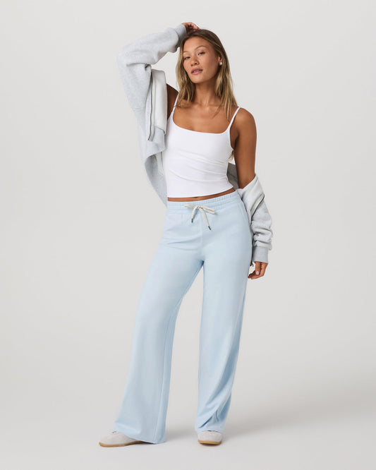 Halo Essential Wideleg - Short Soft Sky Heather Pants | Vuori discount - US 5151