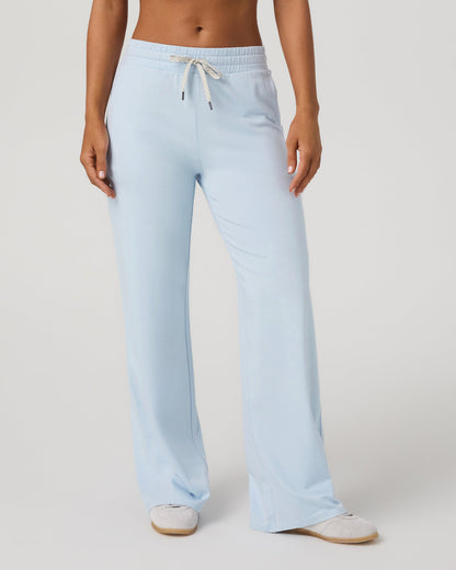 Halo Essential Wideleg - Short Soft Sky Heather Pants | Vuori discount - US 5151