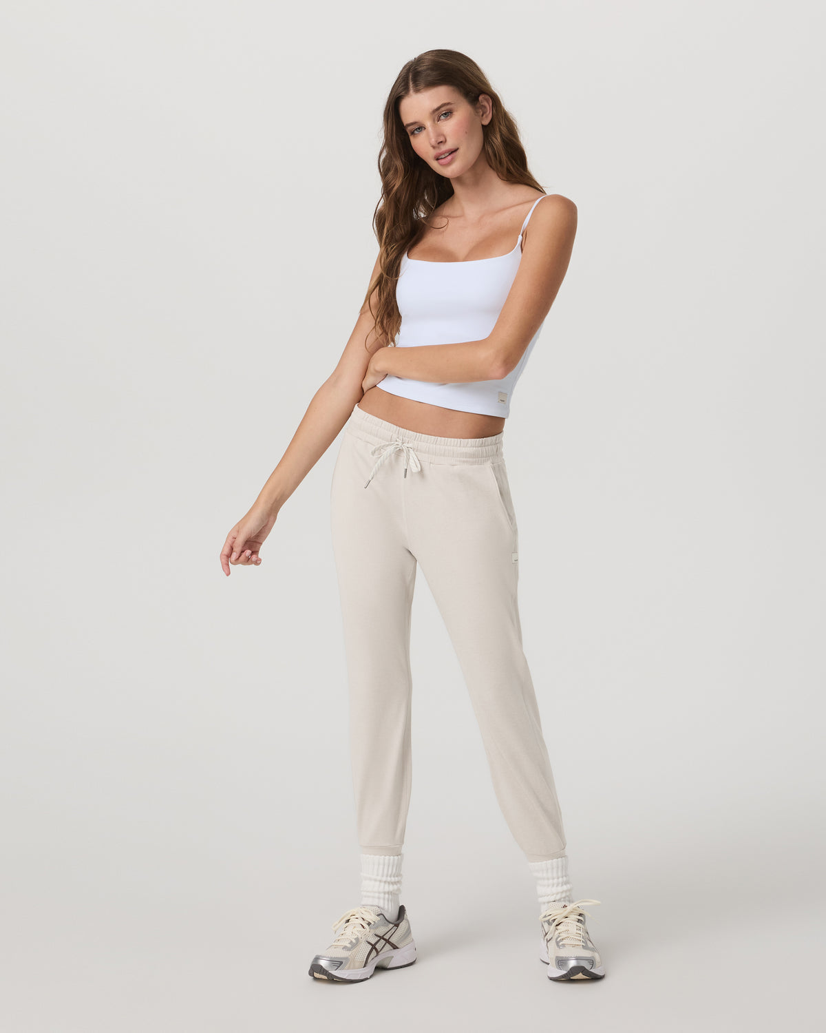 Performance Jogger - Long Ecru Heather | Vuori shop - US 8297