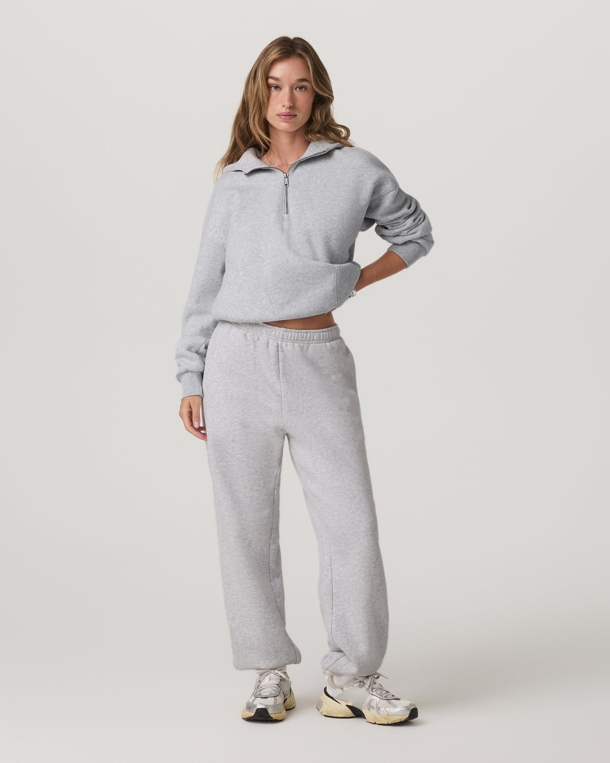 Women's Restore Classic Sweatpant Pale Grey Heather | Vuori online - US 3671