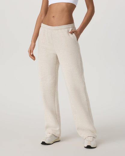 Women's Restore Straight Leg Sweatpant Bone Heather | Vuori outlet - US 5148