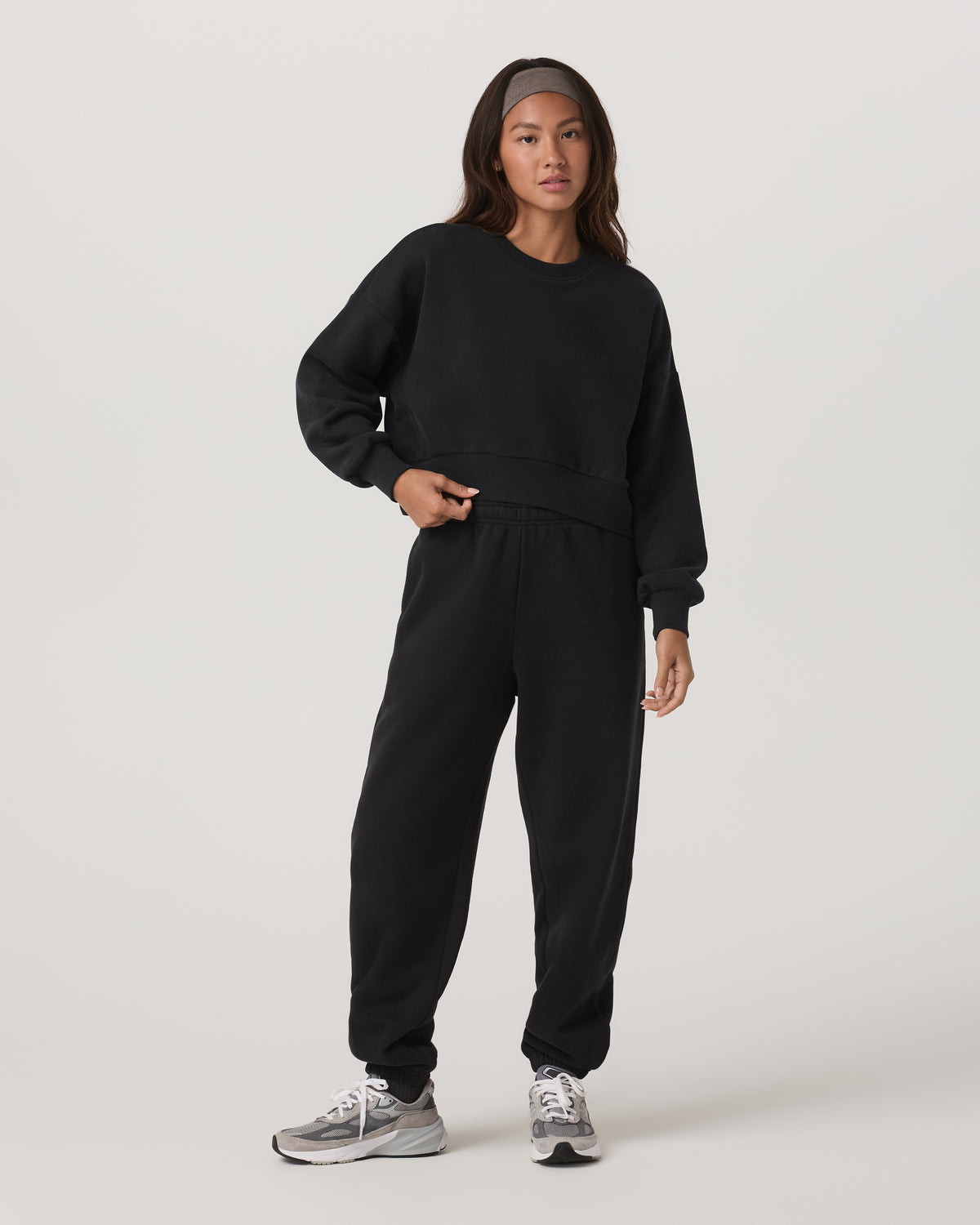 Restore Classic Sweatpant Women's Washed Black Pants | Vuori outlet - US 2340