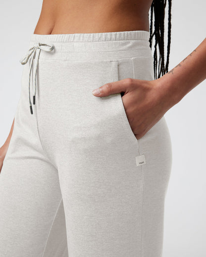 Halo Essential Wideleg - Long Ecru Heather | Vuori shop - US 3809