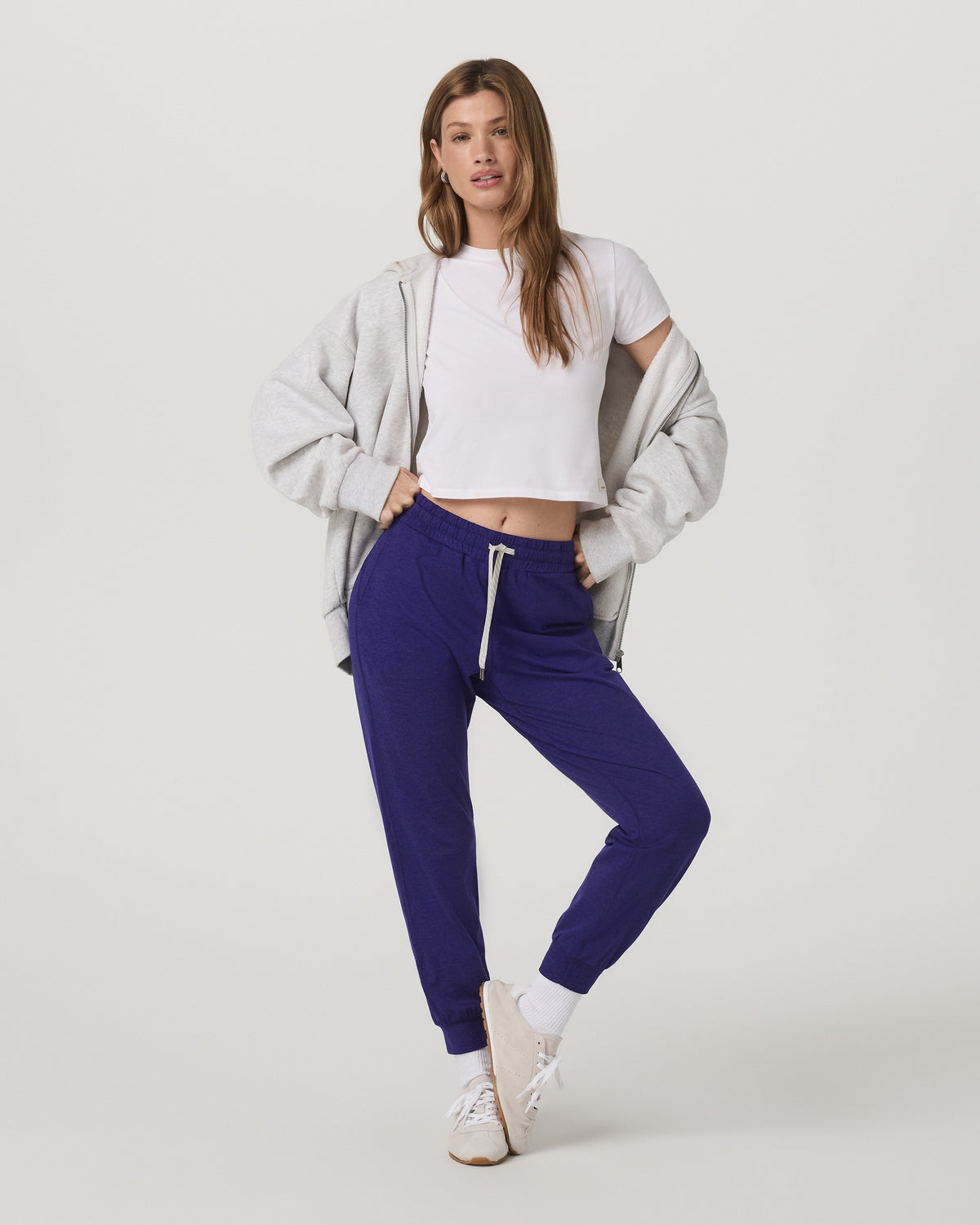 Performance Jogger - Long Stellar Sky Heather Joggers | Vuori onsale - US 1357