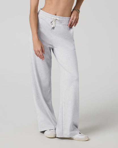 Women's Halo Essential Wideleg-Long Pale Grey Heather | Vuori outlet - US 6754
