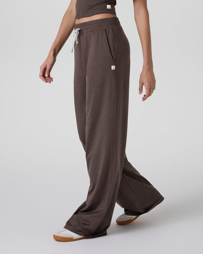 Halo Essential Wideleg Pant - Long Java Heather | Vuori shop - US 9927