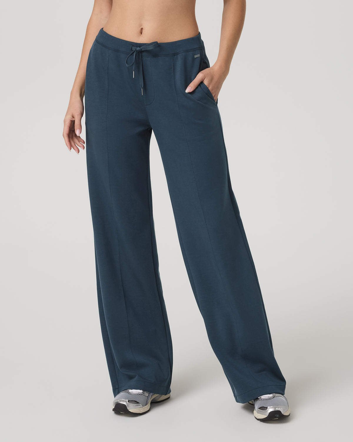 Compose Wideleg Pant Women's Ocean Blue Relaxed Pants | Vuori sale - US 2678