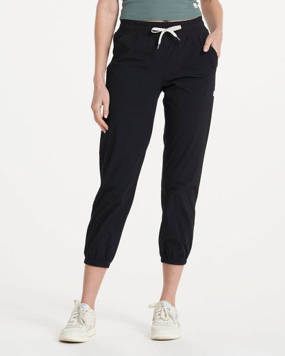 Miles Jogger Women's Lightweight Black Pants | Vuori shop - US 2498