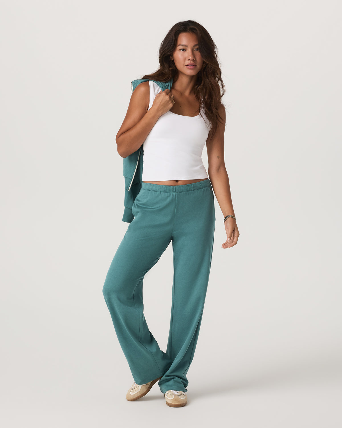 Halo Straight Leg Pant Women's Bluegrass Heather Pants | Vuori onsale - US 7997