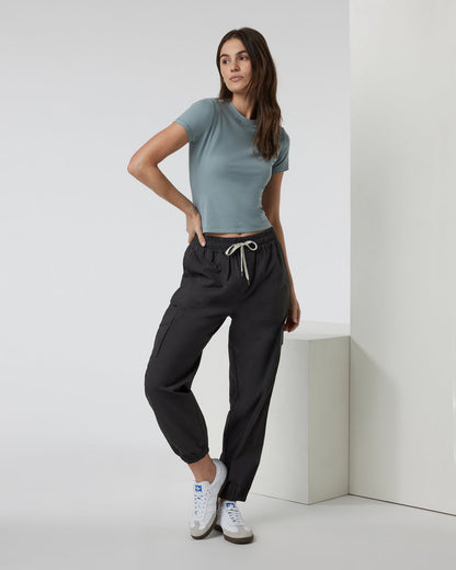 Birch Jogger Women's Vintage Black Utility Joggers | Vuori outlet - US 9409