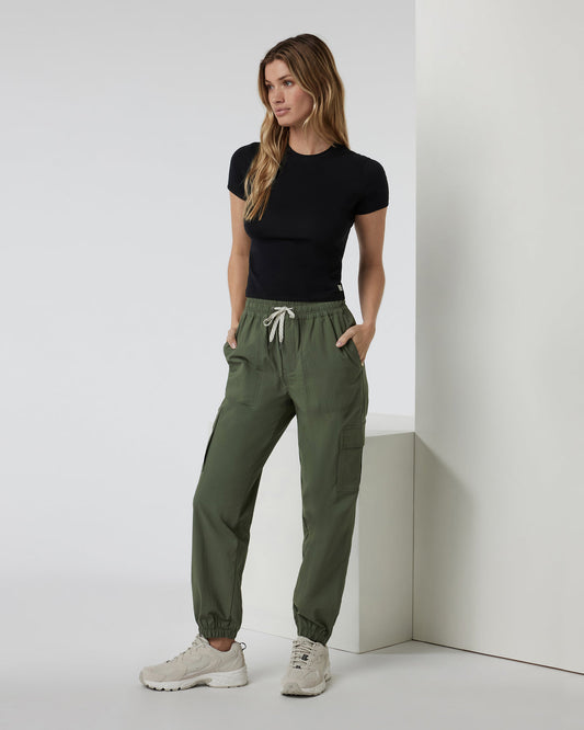 Birch Jogger Women's Army Utility Joggers | Vuori shop - US 2171