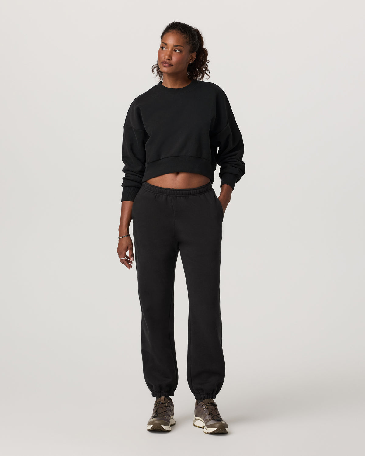 Women's Restore Classic Sweatpant - Long Washed Black | Vuori for sale - US 7123