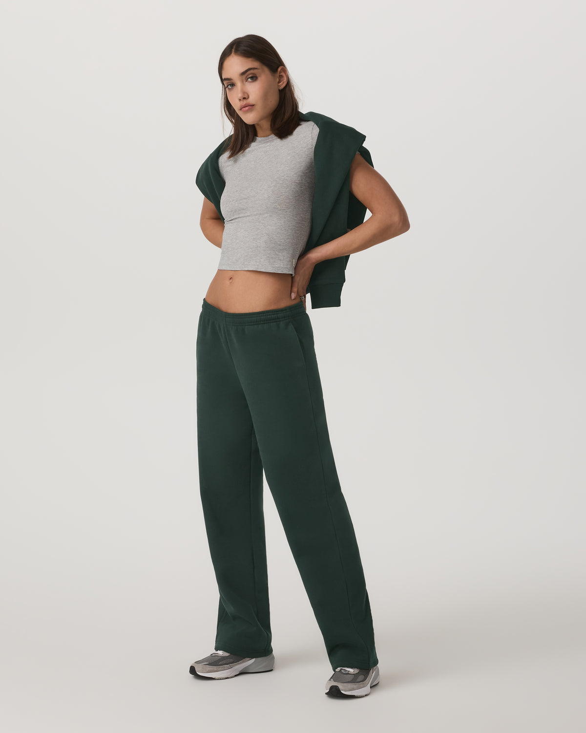 Restore Straight Leg Sweatpant Women's Evergreen Pants | Vuori outlet - US 5585