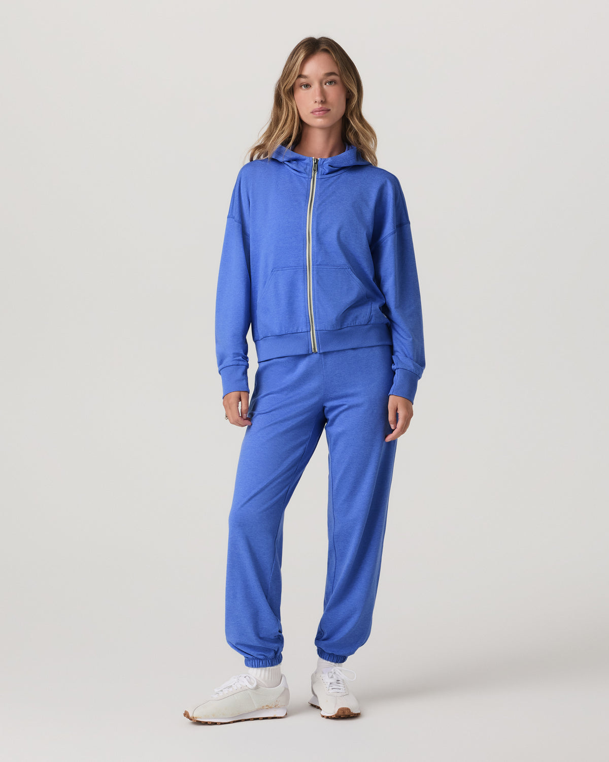 Halo Modern Sweatpant Women's Bright Iris Heather Pants | Vuori shop - US 2671