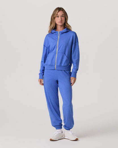 Halo Modern Sweatpant Women's Bright Iris Heather Pants | Vuori shop - US 2671