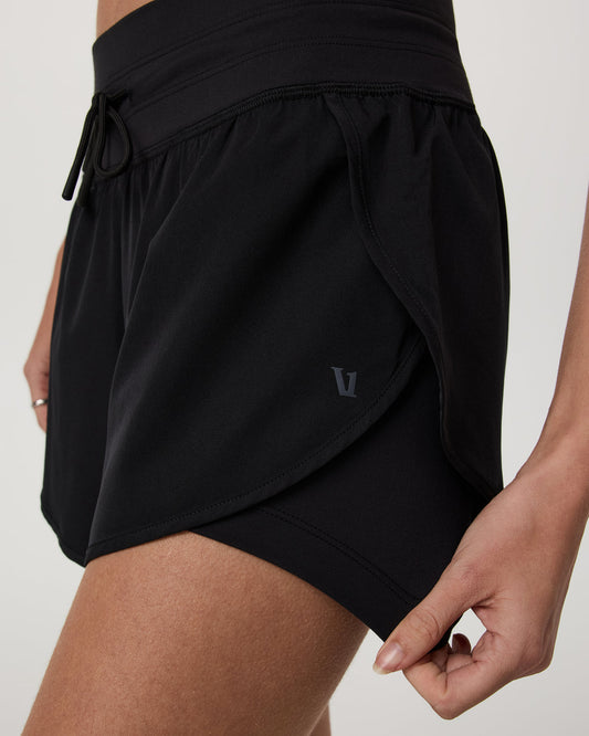 Daily Speed Short 2.5" Women's Black Fitness Shorts | Vuori shop - US 2724