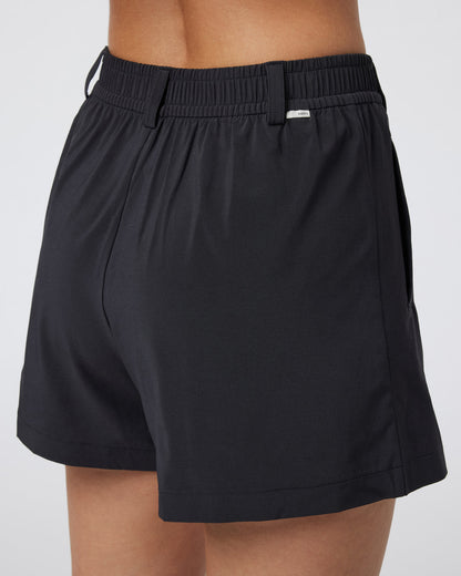 Villa Trouser Shorts Women's Black Pleated Shorts | Vuori discount - US 3902
