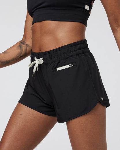 Clementine Short 2.0 Women's Black Running Shorts | Vuori outlet - US 6179