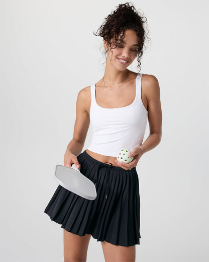 Clementine Pleated Skirt 15" Black | Vuori onsale - US 7276