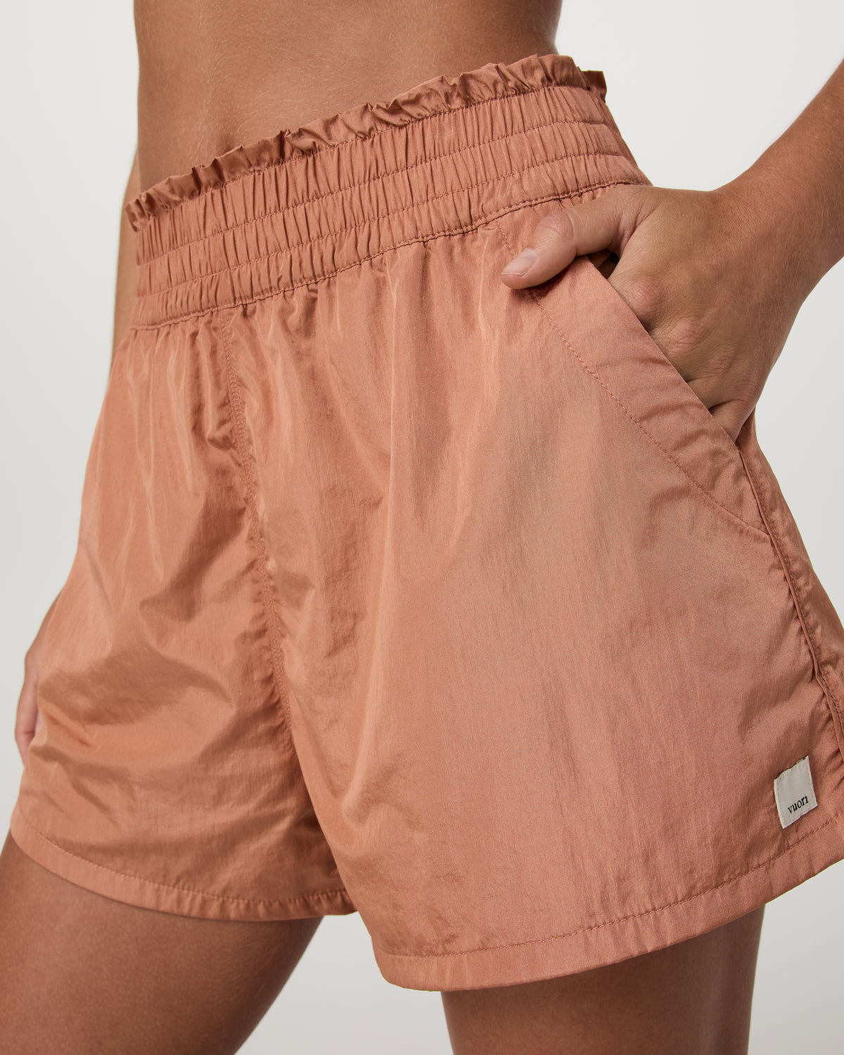 Dash Elevate Short Women's Desert Peach Fitness Shorts | Vuori discount - US 8320